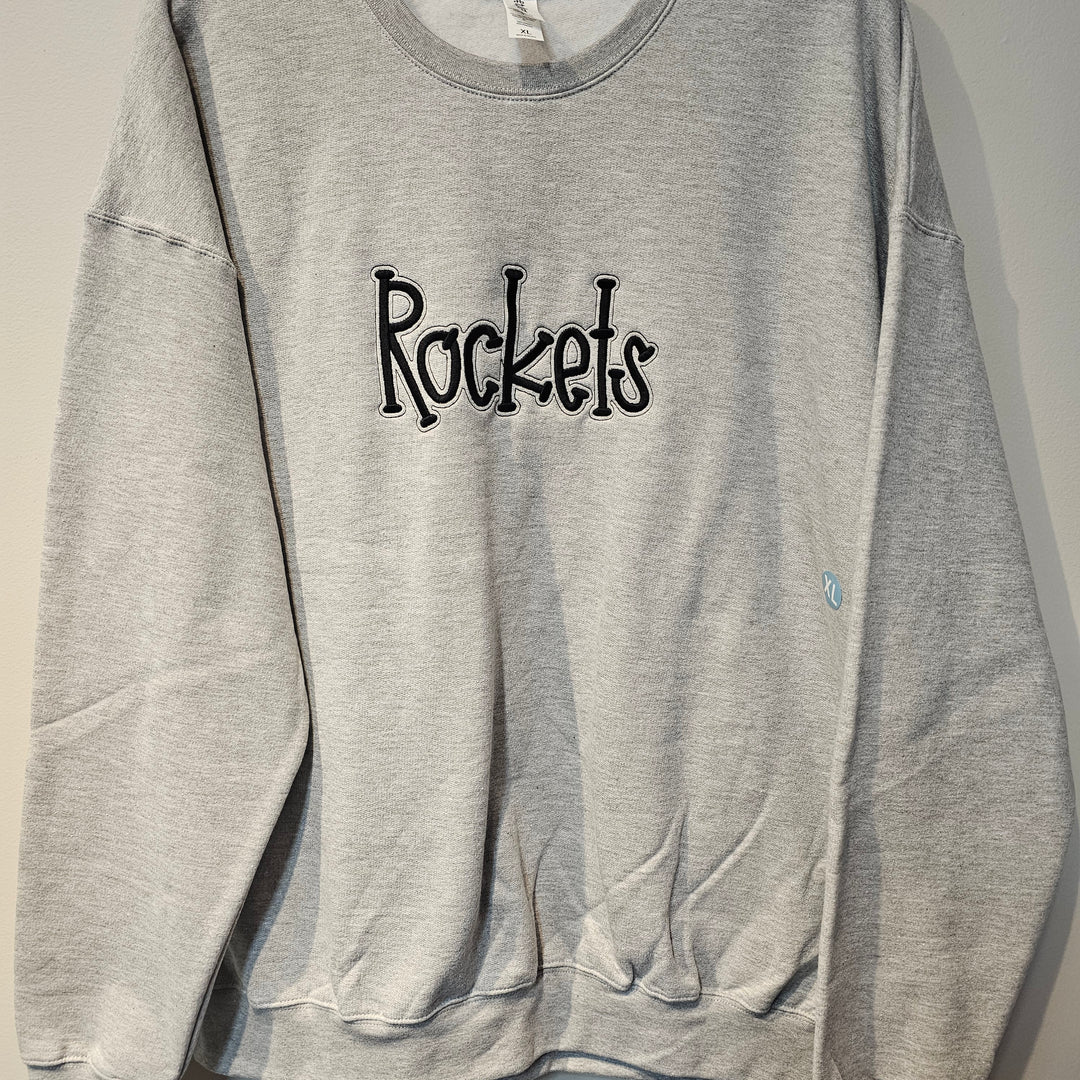 Rockets Embroidered Crewneck XL