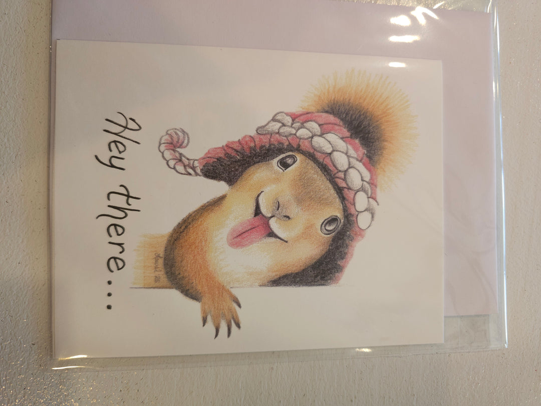 Cute Winter Squirrel Card