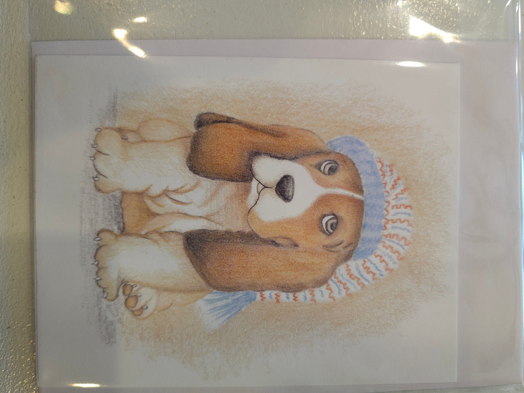 Jammie Puppy Card