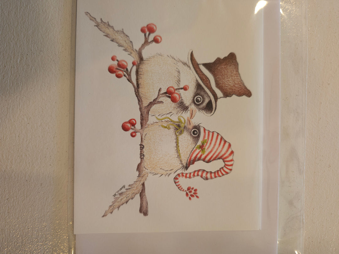 Christmas Love Birds Card
