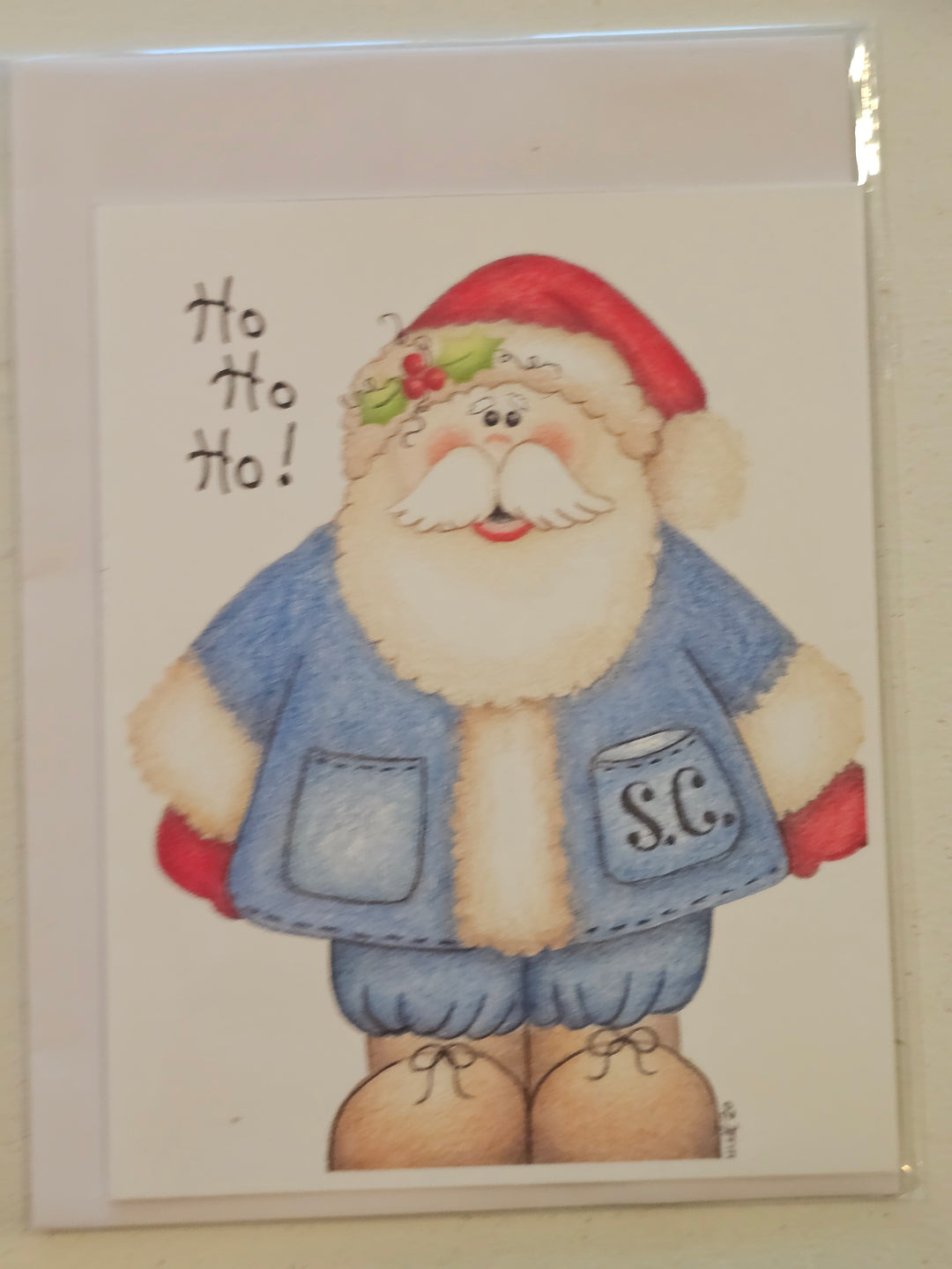 Oversized Santa Card