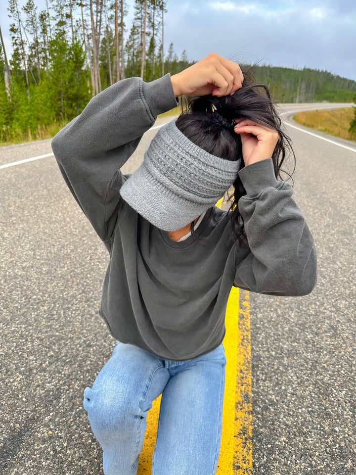 Knit Visor C.C Cap
