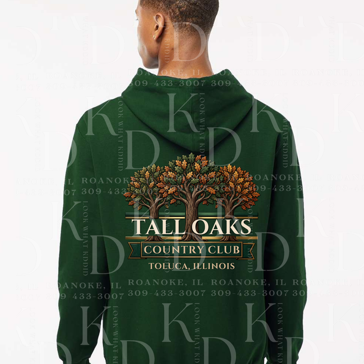 Tall Oaks Printed Hoodie