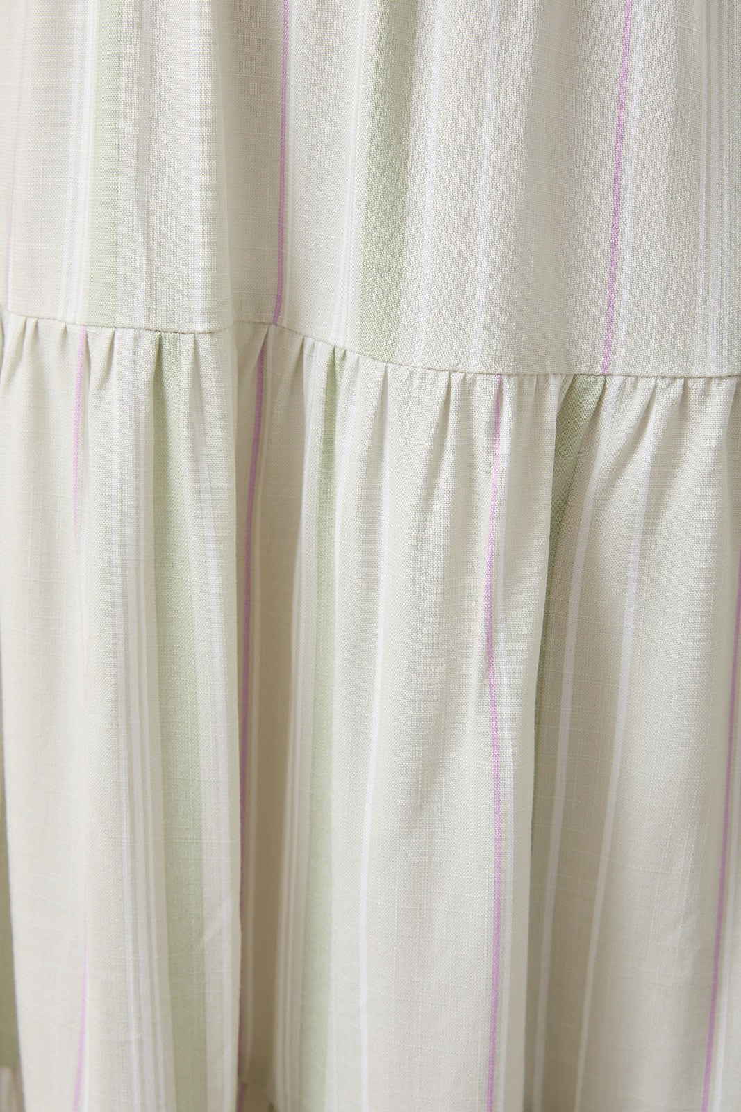 Ruched Double Elastic Waist Floral Maxi Dress