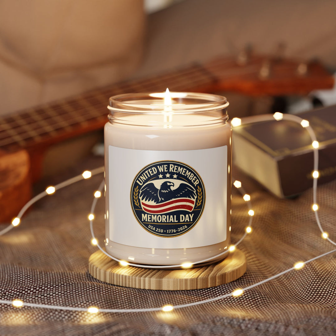 USA 250 Memorial Day Soy Candle | 1776–2026 patriotic vintage distressed
