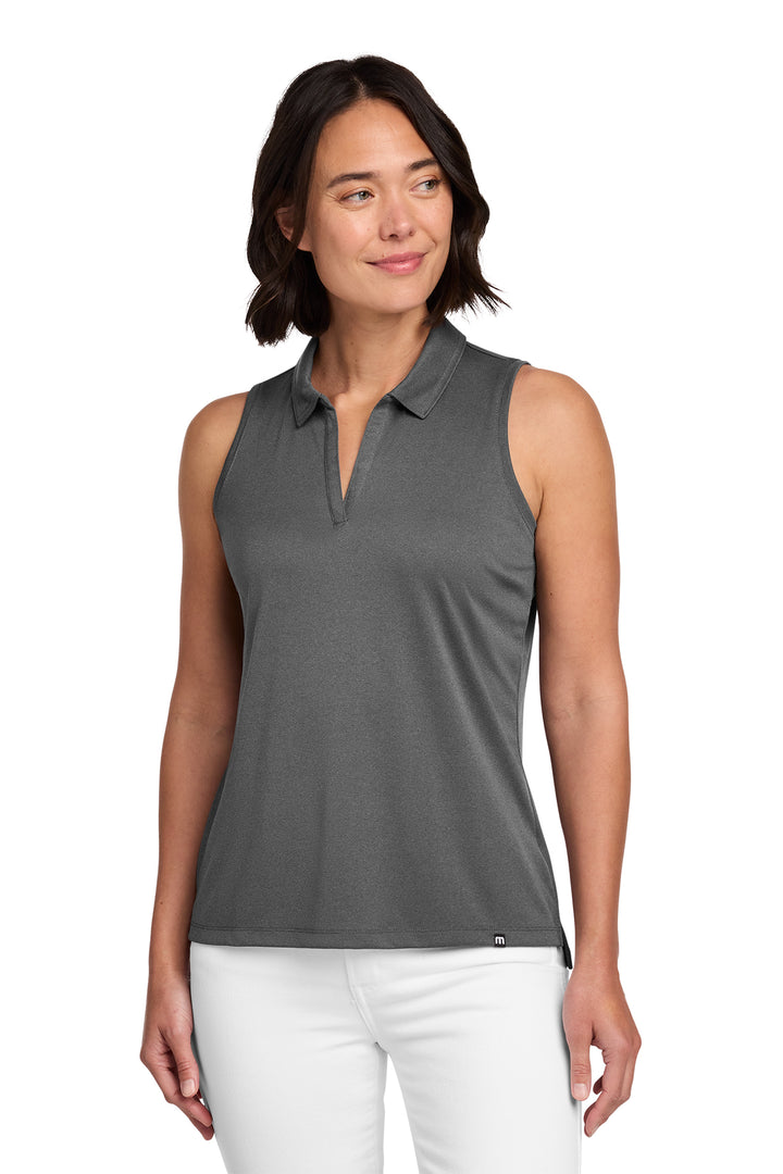TravisMathew Women's Coto Performance Sleeveless Polo