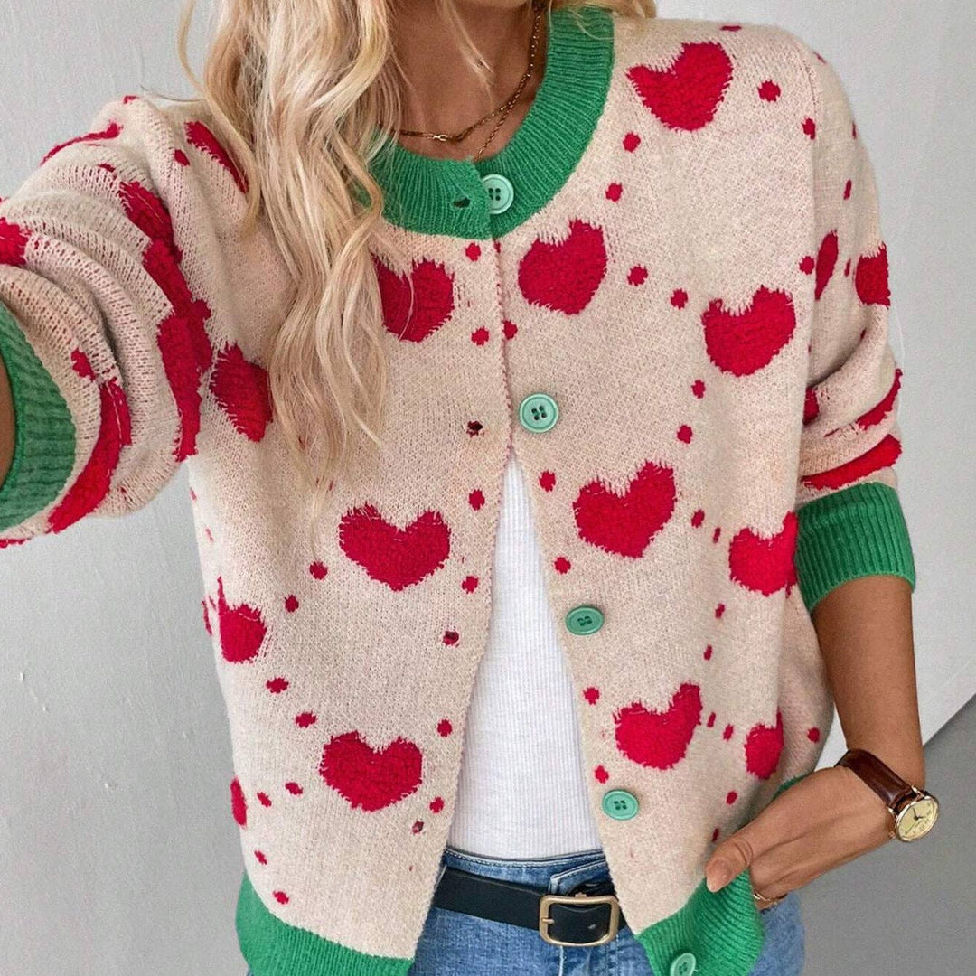Heart Crochet Cardigan