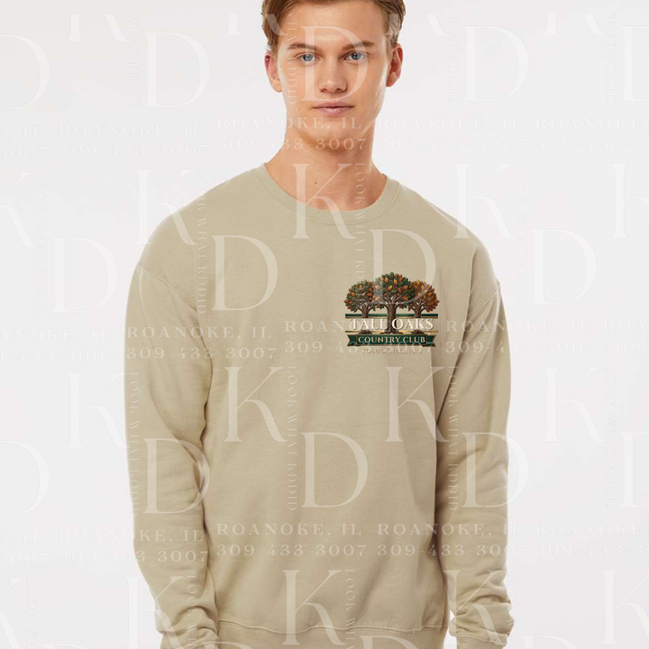 Tall Oaks Printed Crewneck