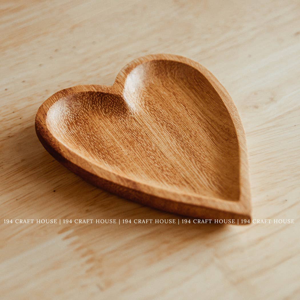 Heart Wooden Tray