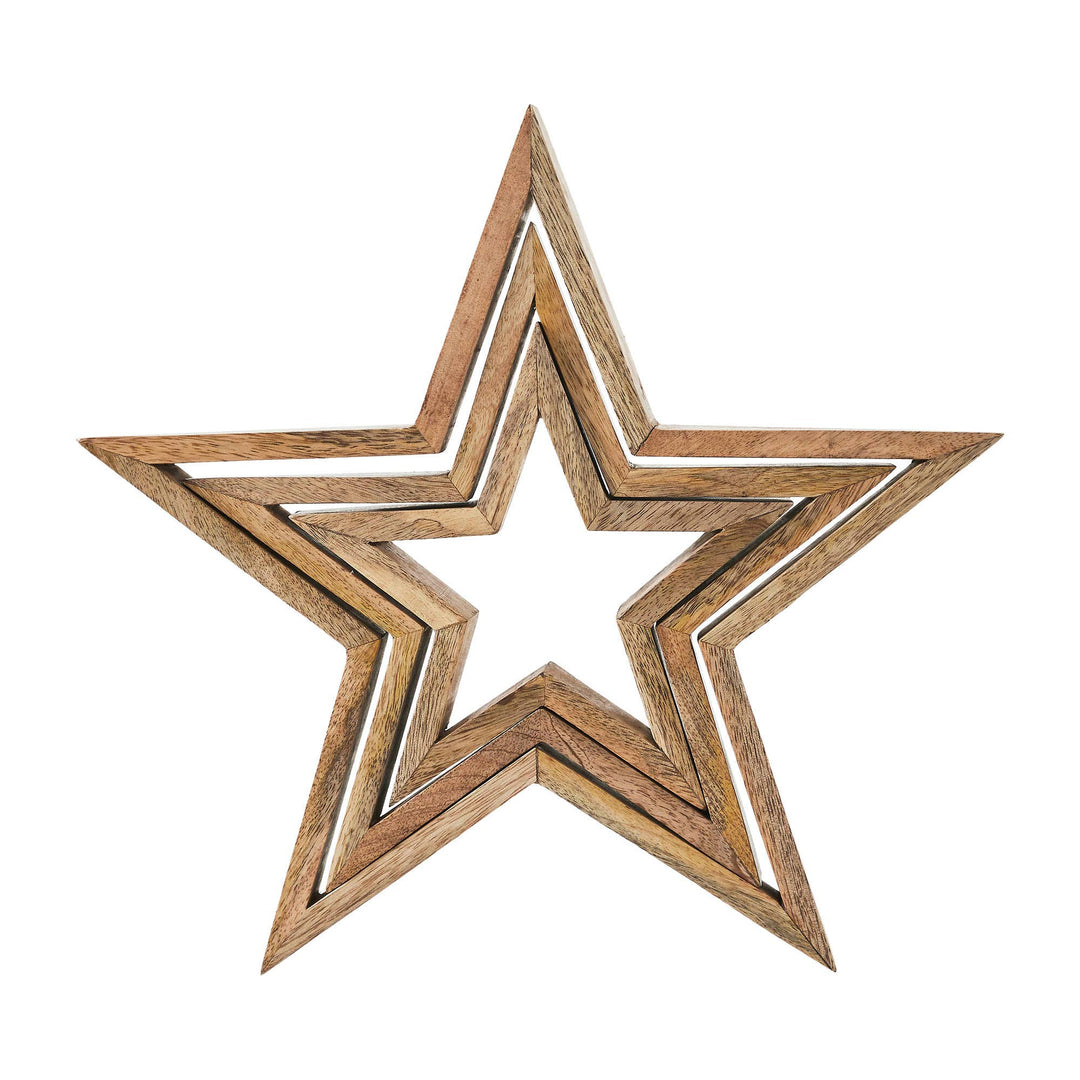 Wooden Nested Stars