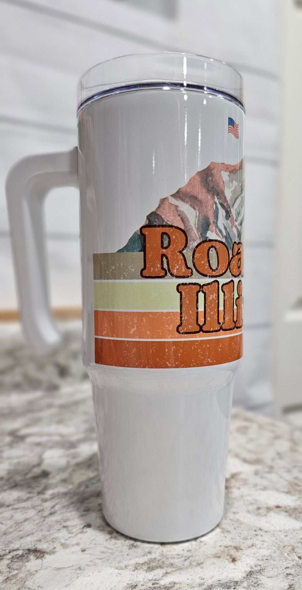 30oz w/ handle Roanoke Tumbler