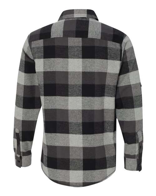 Yarn-Dyed Long Sleeve Flannel Shirt