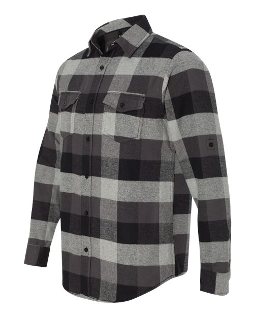 Yarn-Dyed Long Sleeve Flannel Shirt