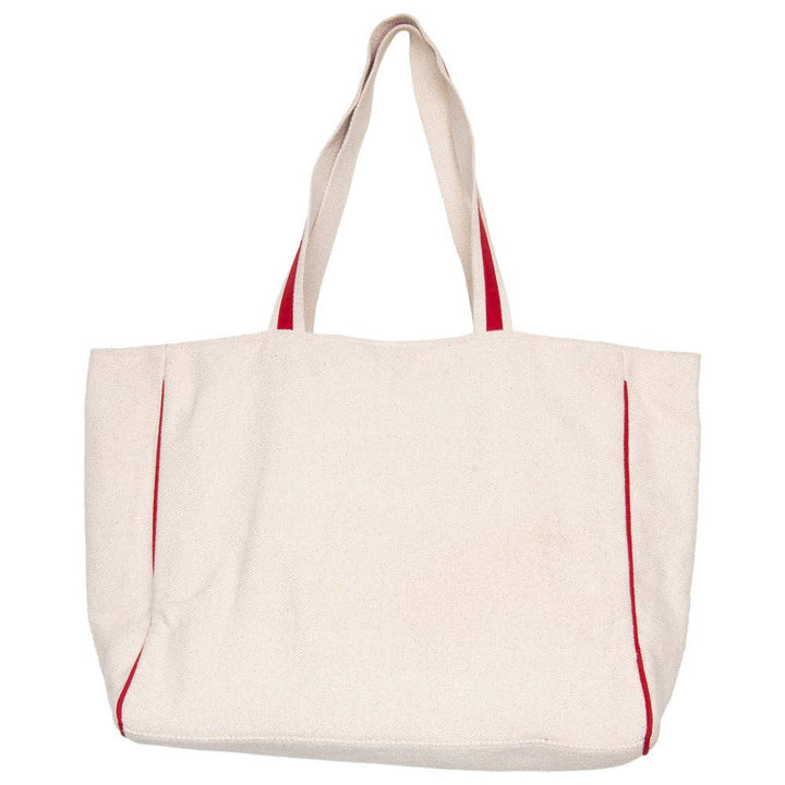 Baseball Oversized Happy Face Tote Bag for Women