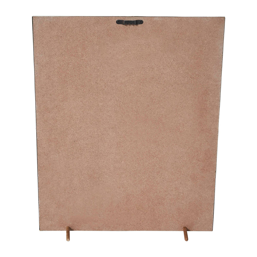 Let It Snow Snowman Framed Wall Hanging Sign 15x12