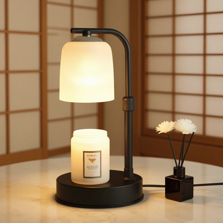 Candle Warmer Lamp - Frosted Glass