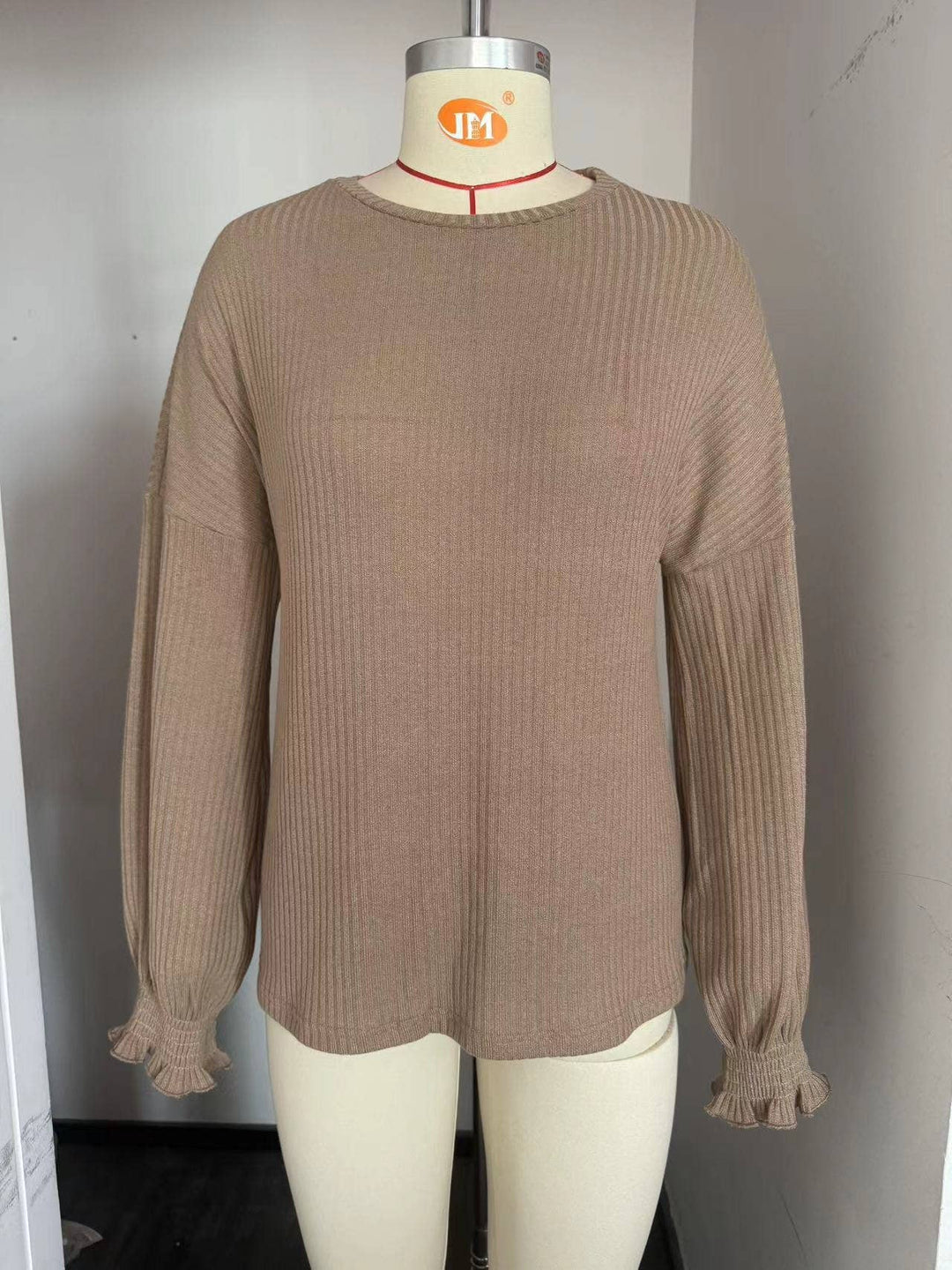 Pit Striped Long-Sleeved Top