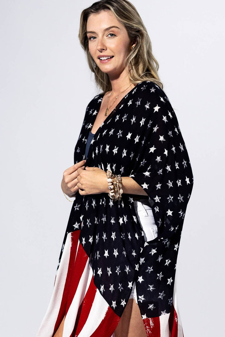 Stars & Stripes Kimono
