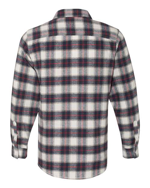 Yarn-Dyed Long Sleeve Flannel Shirt