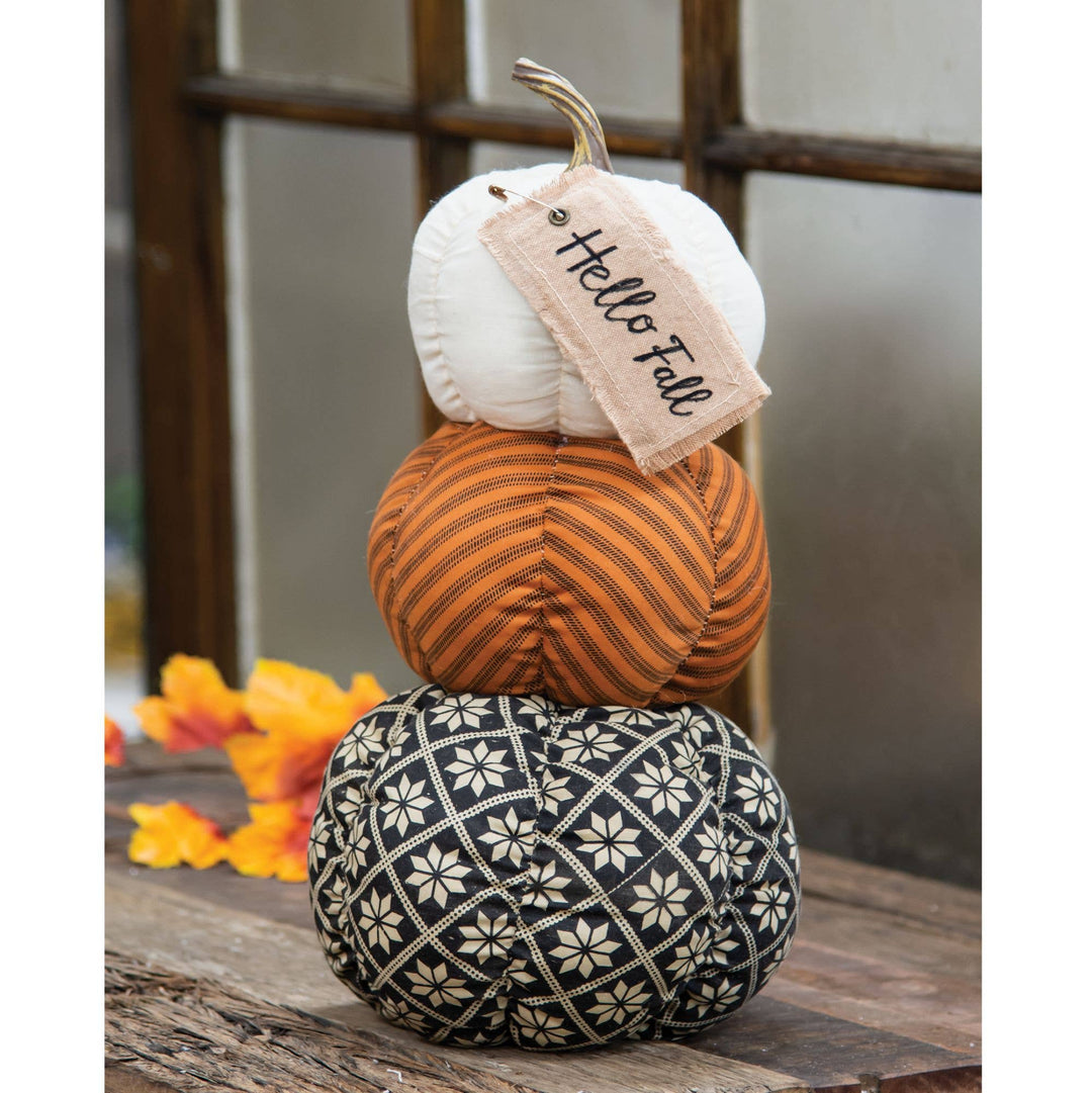 Hello Fall Pumpkin Stack