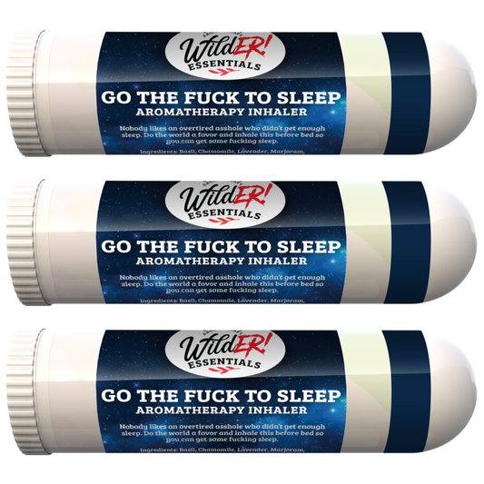 Go The Fuck To Sleep Aromatherapy Inhalers, essential oils