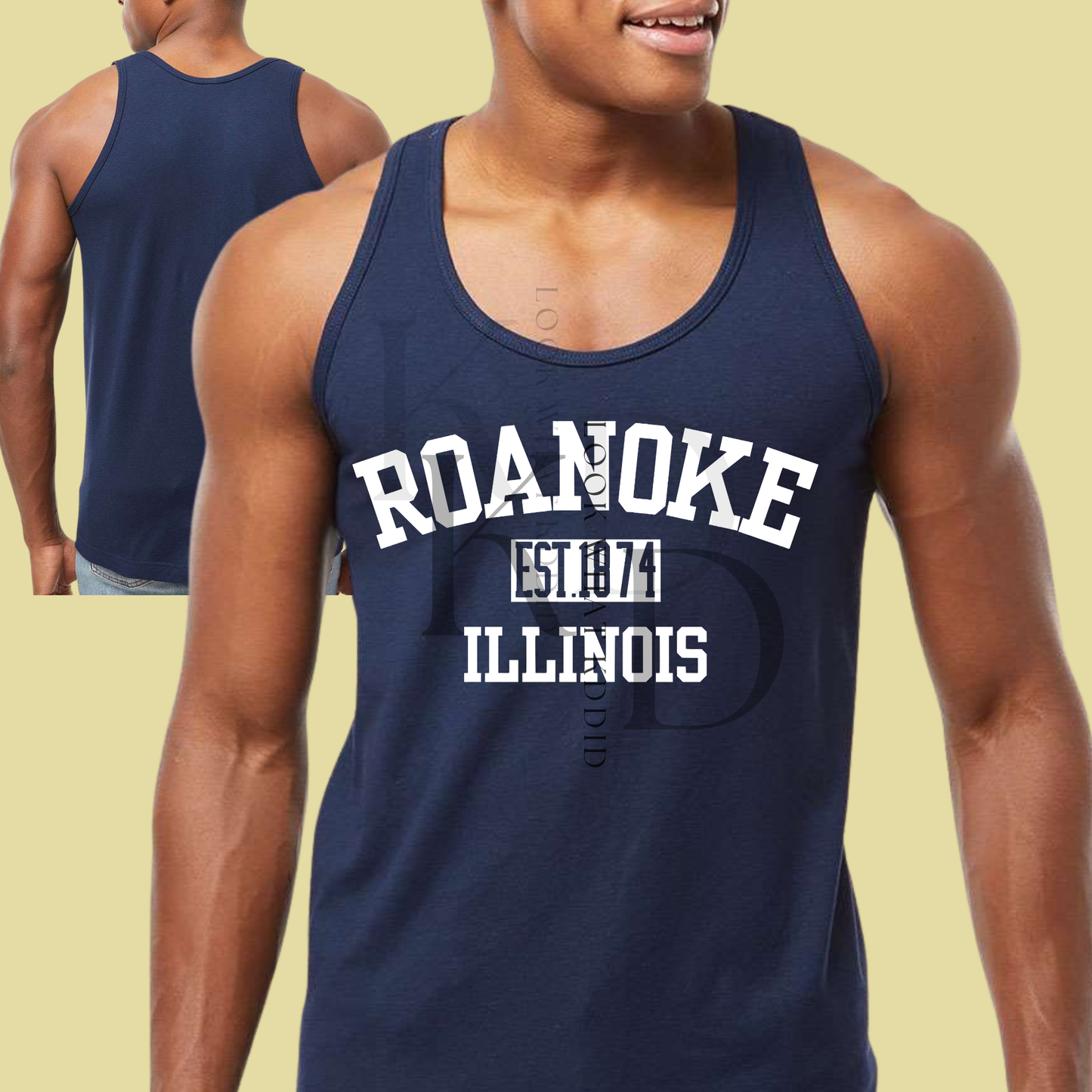 Roanoke  IL 150th year Celebration Varsity Tank Tops