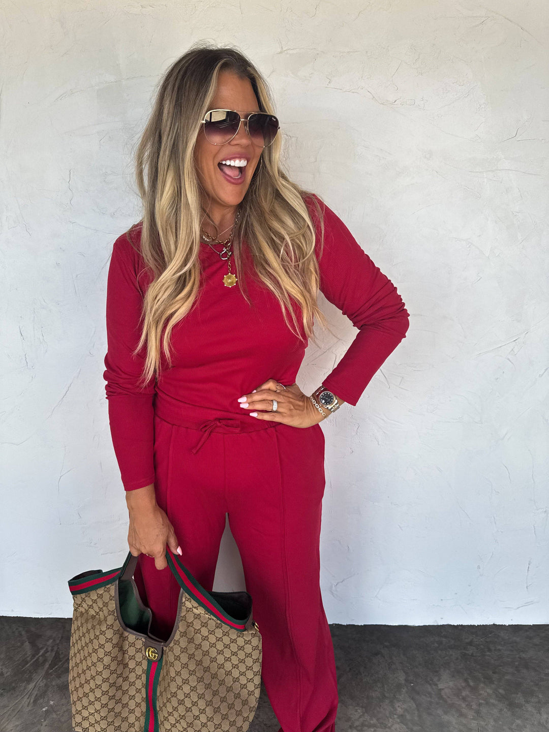 SUNDAY RIBBED LOUNGE SETS