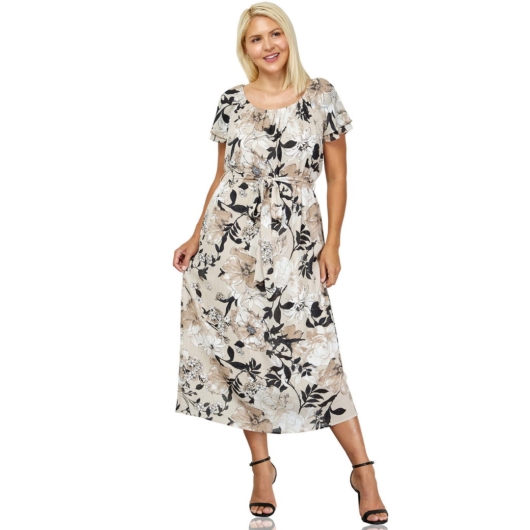 BLOSSOM FLUTTER DRESS