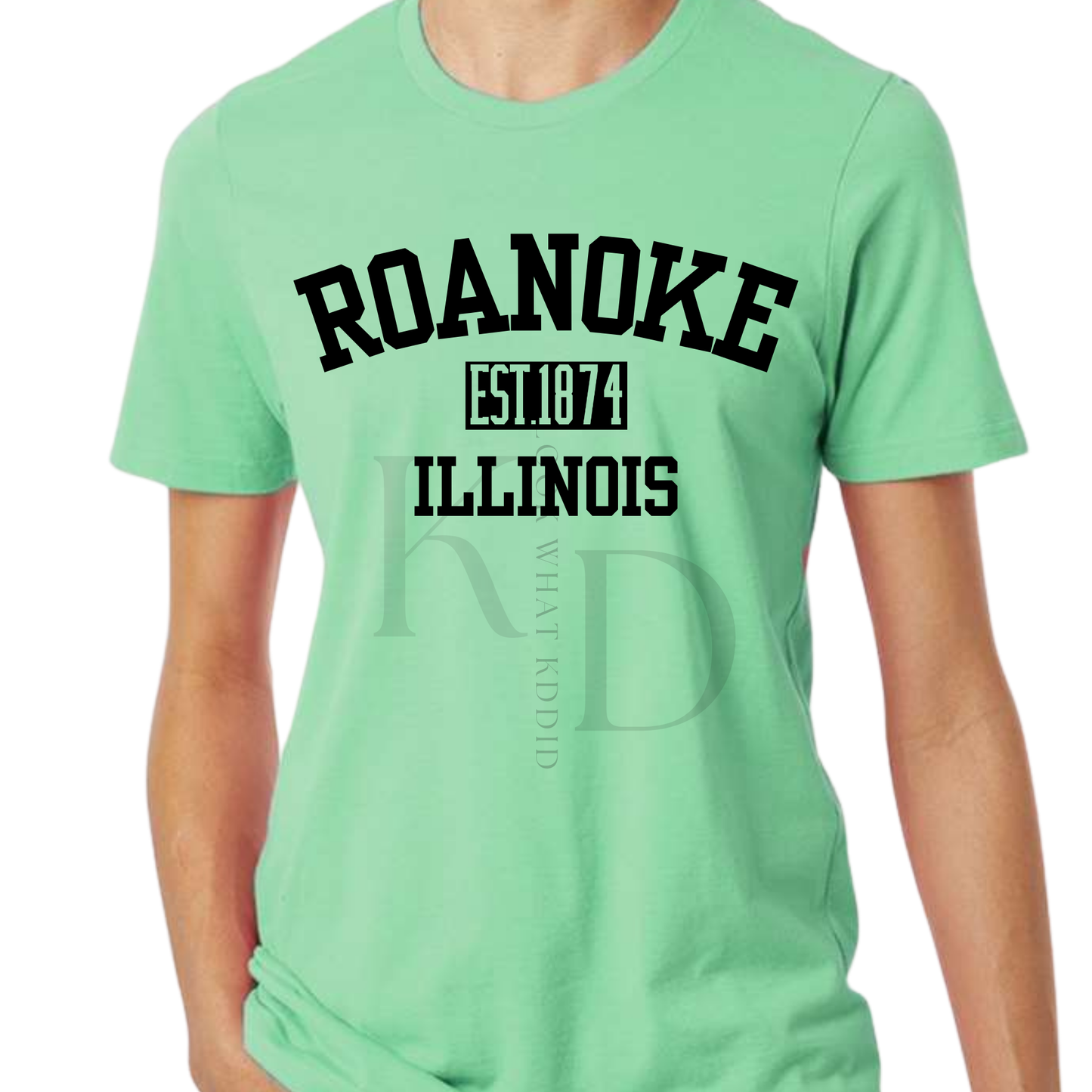 Roanoke  IL 150th year Celebration Varsity T-Shirts