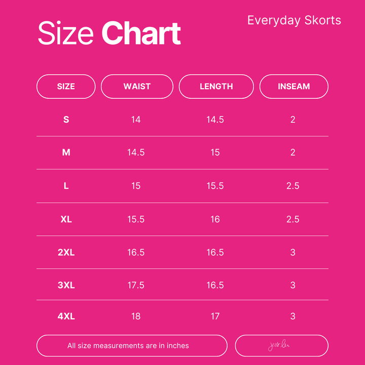 Solid Pink Skort