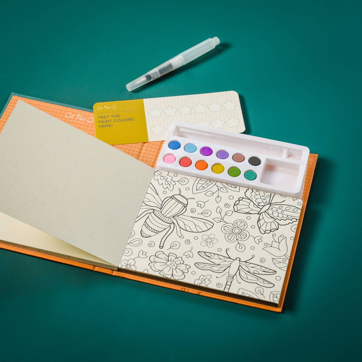 Watercolor Book and Paint Set- A Day at the Beach