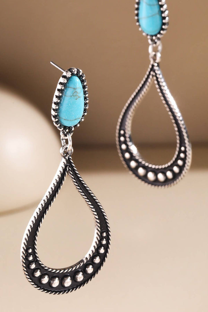 Western Teardrop Dangle Earrings
