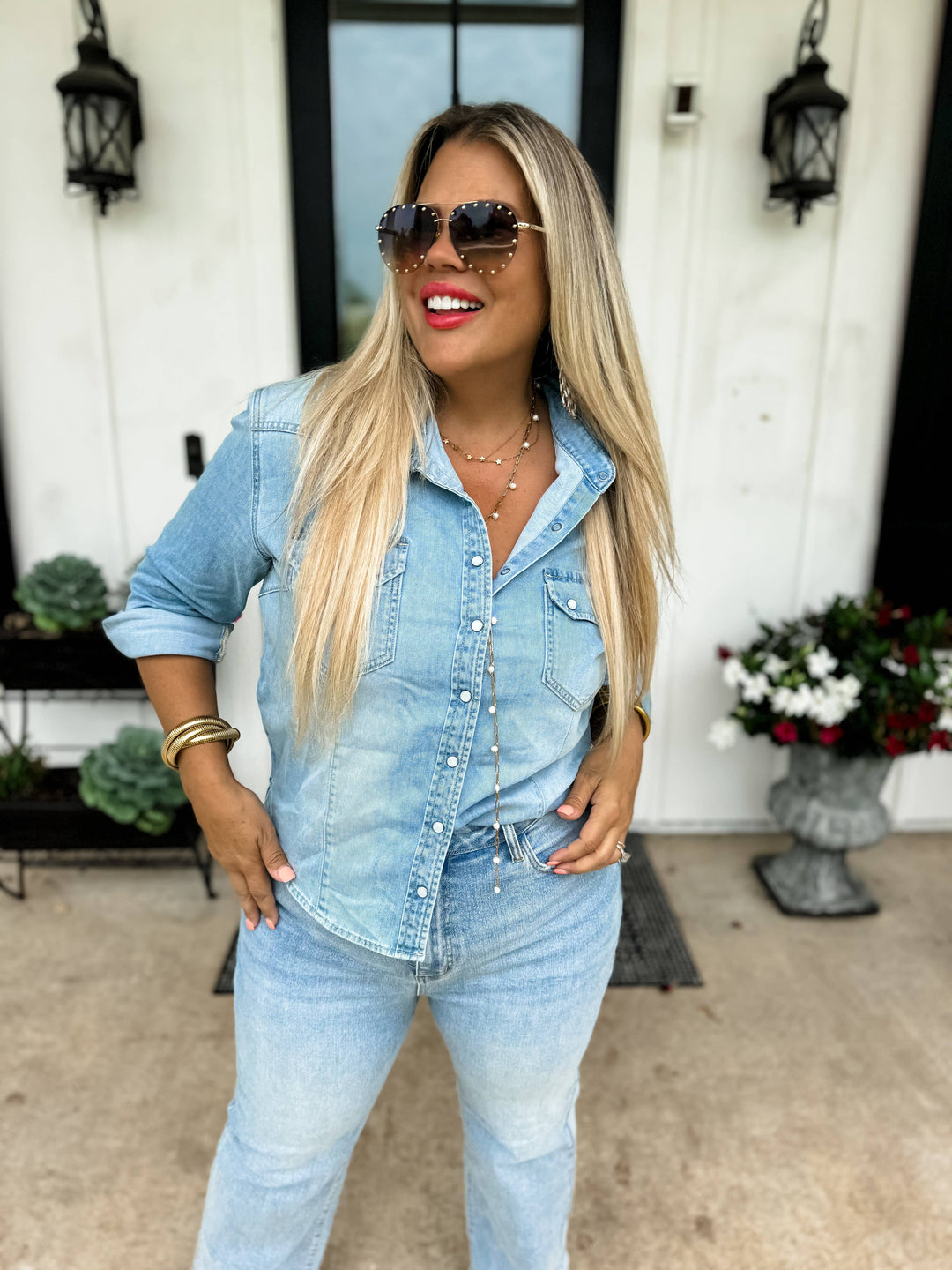DOLLY DENIM TOP