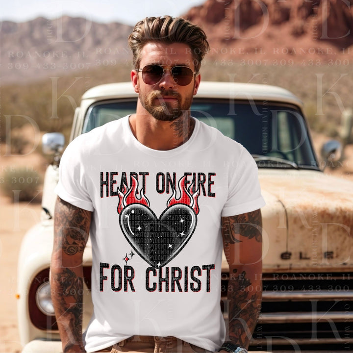 Heart on fire