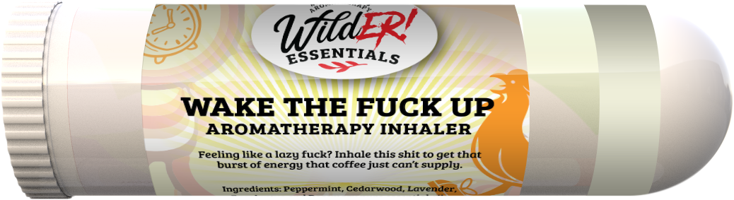 Wake The Fuck Up Aromatherapy Inhalers, essential oils