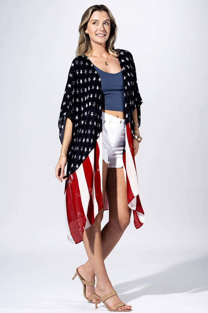 Stars & Stripes Kimono