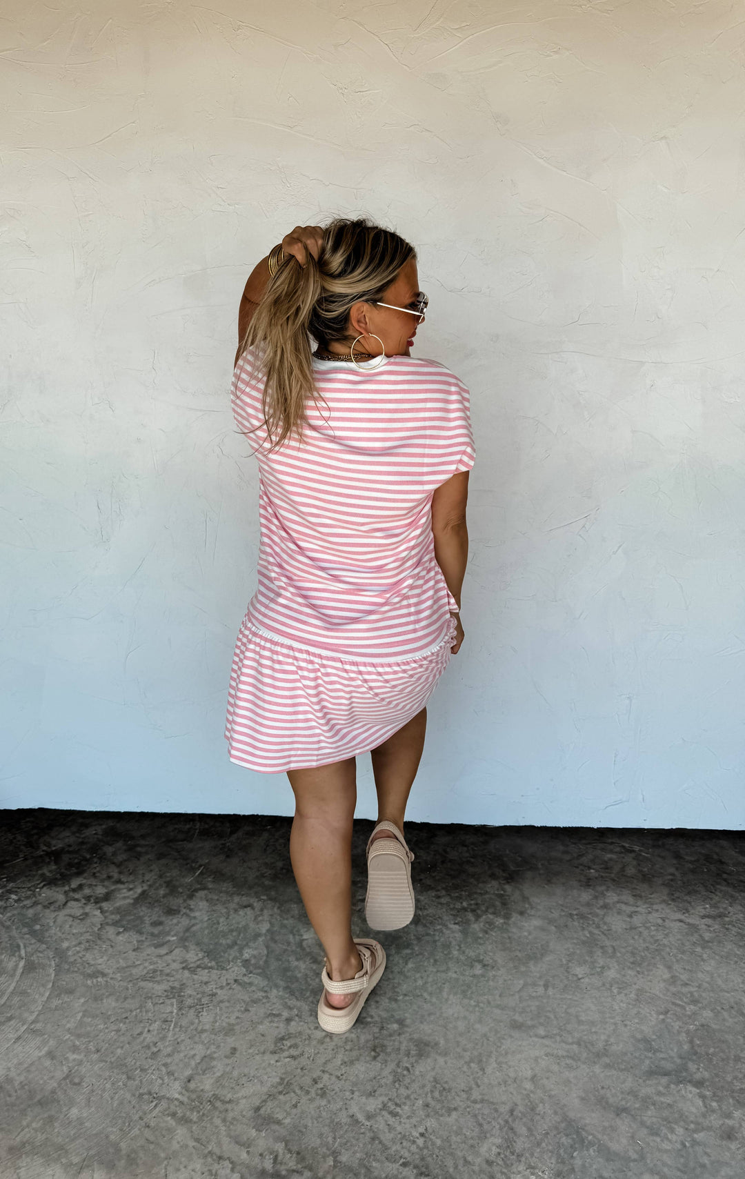 COASTAL STRIPES SKORT SET
