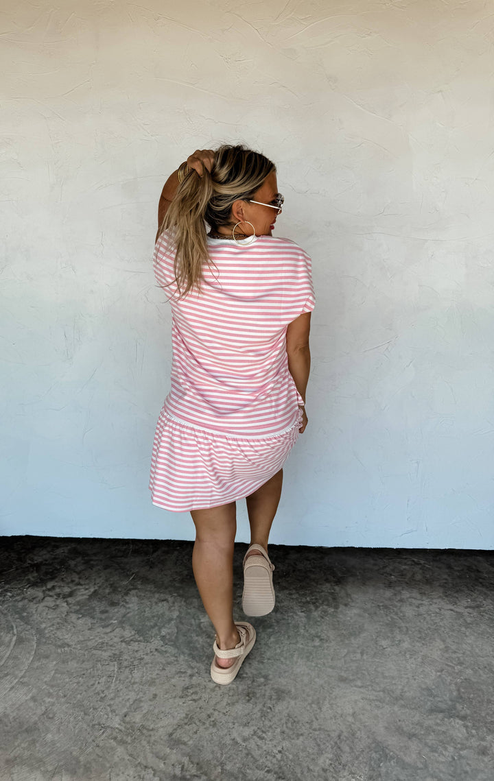 COASTAL STRIPES SKORT SET