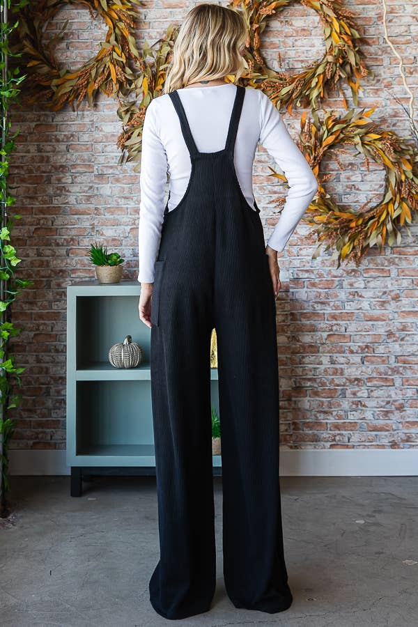 Ribbed Overalls