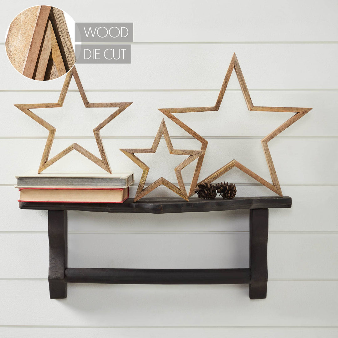 Wooden Nested Stars