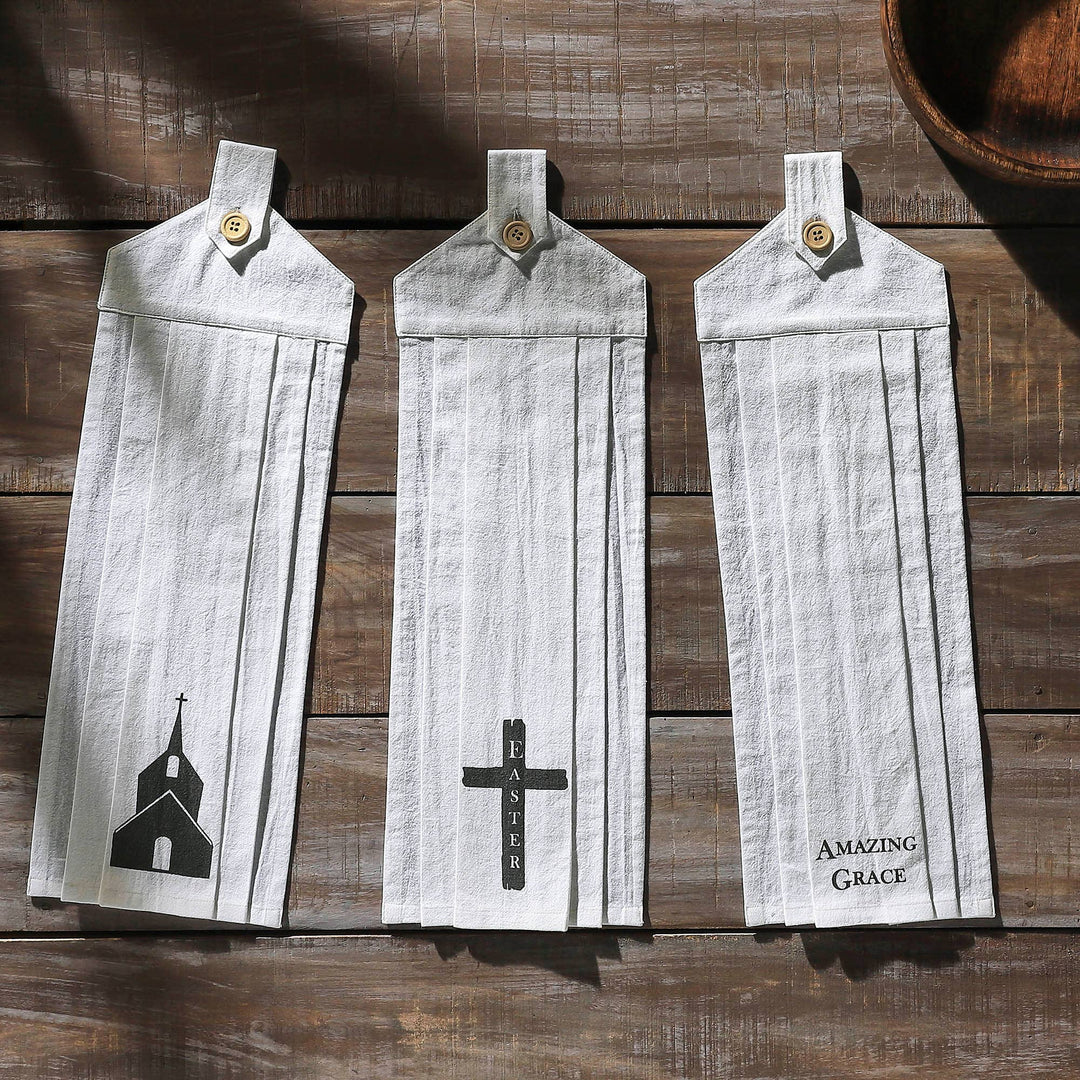 Risen Button Loop Tea Towel
