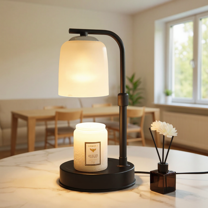 Candle Warmer Lamp - Frosted Glass