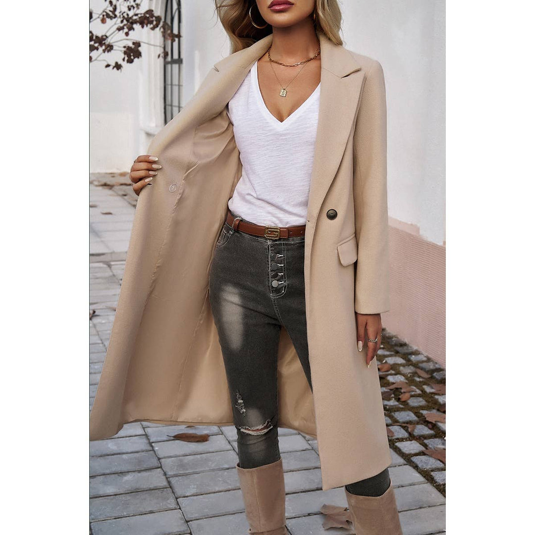 Double Breasted Lapel Jacket