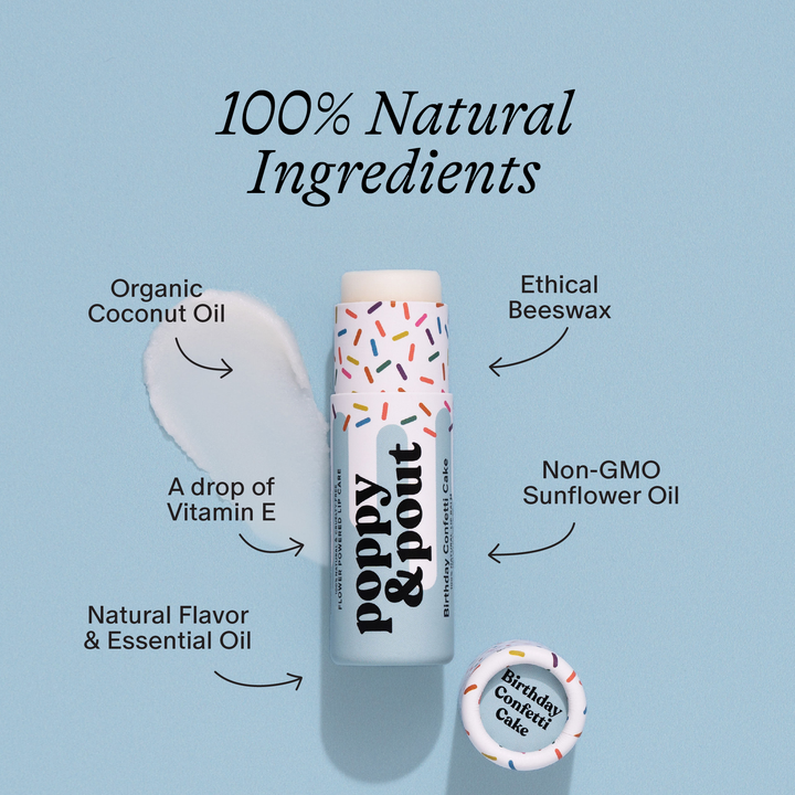 Birthday Confetti Cake, Blue