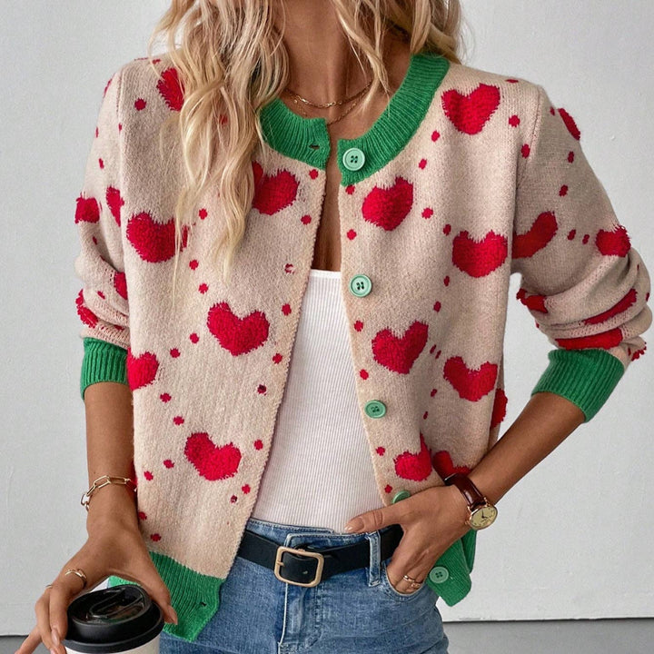 Heart Crochet Cardigan