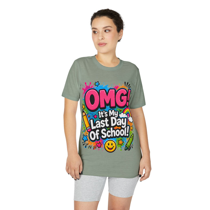 Last Day of School T-Shirt — "OMG! It's My Last Day of School" Sign-My-Shirt 2026