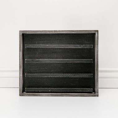 15111 - 15x13x1.5 wood frmd sign (LETTERBOARD) black