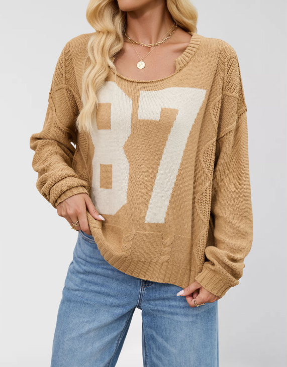 87 Oversized Knit Pullover