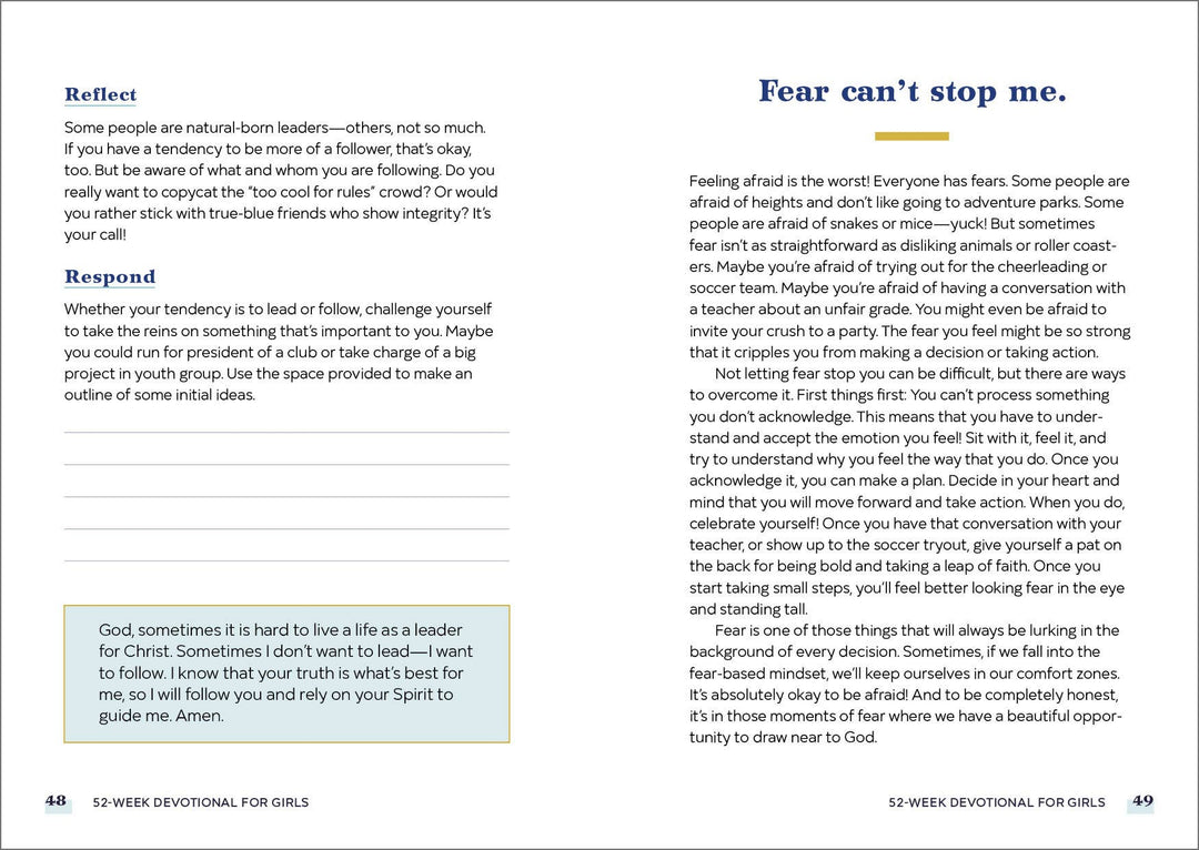 52-Week Devotional for Girls