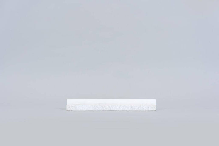 15381 - 12x.75x1 wd tile stnd (LEDGIE) white LETTERBOARD